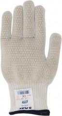 SHOWA - Size M (8), ANSI Cut Lvl 4, Puncture Lvl 1, Abrasion Lvl 2, Rubber Coated Cut Resistant Gloves - Fully Coated Coated, Knit Wrist, White, Ambidextrous - All Tool & Supply