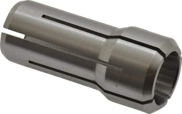 Kennametal - 3/8 Inch, 8.7 to 9.5 mm Collet Capacity, Series DA200 Double Angle Collet - 1-3/16 Inch Overall Length, 0.539 Inch Overall Diameter, 0.001 Inch TIR - Exact Industrial Supply