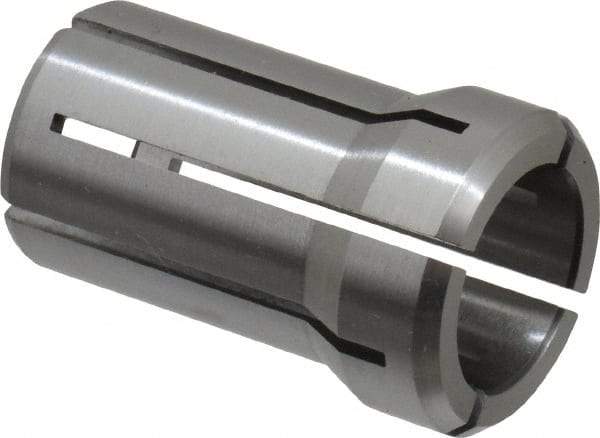 Kennametal - 0.7087 Inch, 17.2 to 18 mm Collet Capacity, Series DA180 Double Angle Collet - 1-5/8 Inch Overall Length, 1.035 Inch Overall Diameter, 0.001 Inch TIR - Exact Industrial Supply