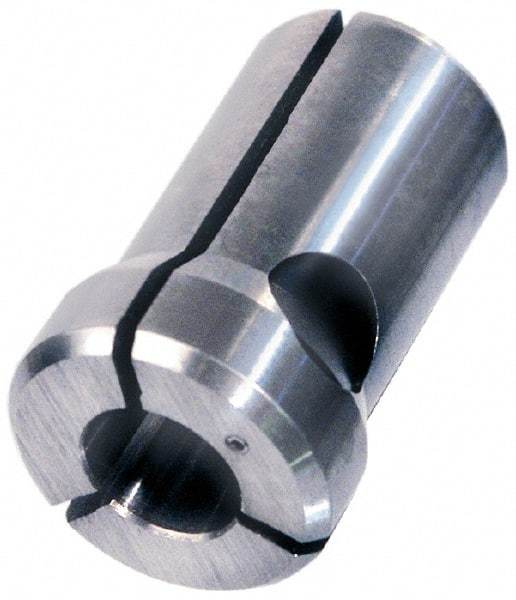 Kennametal - 0.2756 Inch, 6.2 to 7 mm Collet Capacity, Series DA180 Double Angle Collet - 1-5/8 Inch Overall Length, 1.035 Inch Overall Diameter, 0.001 Inch TIR - Exact Industrial Supply