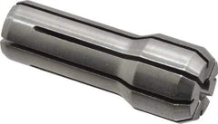 Kennametal - 0.0984 Inch, 1.7 to 2.5 mm Collet Capacity, Series DA300 Double Angle Collet - 1 Inch Overall Length, 3/8 Inch Overall Diameter, 0.001 Inch TIR - Exact Industrial Supply