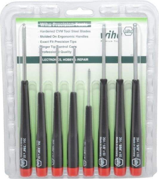 Wiha - 8 Piece, Hex Driver Set - Hex - All Tool & Supply