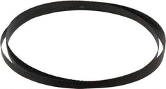 Disston - 14 TPI, 7' 5" Long x 1/2" Wide x 0.025" Thick, Welded Band Saw Blade - Carbon Steel, Toothed Edge, Raker Tooth Set, Hard Back, Contour Cutting - All Tool & Supply