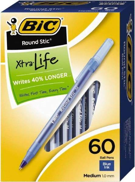 Bic - Conical Ball Point Pen - Blue - All Tool & Supply