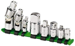 SK - 8 Piece Universal & Socket Adapter Set - 1/4F x 3/8M, 3/8F x 1/4M, 3/8F x 1/2M, 1/2F x 3/8M, 1/2F x 3/4M" 1/4, 3/8, 1/2" - All Tool & Supply