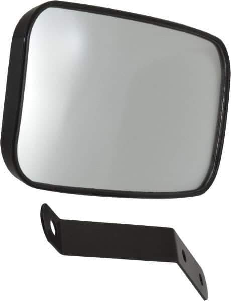 PRO-SAFE - Indoor & Outdoor Rectangular Vehicle/Utility Safety, Traffic & Inspection Mirrors - Glass Lens, 4" High - All Tool & Supply