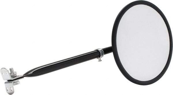 PRO-SAFE - Outdoor Round Vehicle/Utility Safety, Traffic & Inspection Mirrors - Glass Lens, 8" Diam - All Tool & Supply