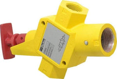 Parker - 1" NPT Safety Lockout Valve - 3-Way, 2 Position, Handle, 9.5 CV Rate, 250 Max psi & 160°F Max Temp - All Tool & Supply