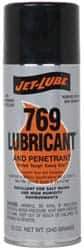 Jet-Lube - 12 oz Aerosol Thin Oily Film Penetrant/Lubricant - Clear Amber, Food Grade - All Tool & Supply