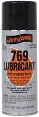 Jet-Lube - 12 oz Aerosol Thin Oily Film Penetrant/Lubricant - Clear Amber, Food Grade - All Tool & Supply