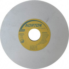 Norton - 7" Diam x 1-1/4" Hole x 1/2" Thick, J Hardness, 120 Grit Surface Grinding Wheel - Aluminum Oxide, Type 1, Fine Grade, 3,600 Max RPM, Vitrified Bond, No Recess - All Tool & Supply