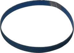 Norton - 3/8" Wide x 13" OAL, 60 Grit, Zirconia Alumina Abrasive Belt - Zirconia Alumina, Medium, Coated, X Weighted Cloth Backing, Series R823 - All Tool & Supply