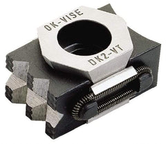 Mitee-Bite - 12,000 Lb Holding Force Single Vise Machinable Wedge Clamp - 2.05" Wide x 1.18" Deep x 0.87" High Base, 30 to 34 HRC, 2.05 to 2.32" Jaw Spread, 110 Lb/Ft Torque, 1/2-13 Screw Thread - All Tool & Supply