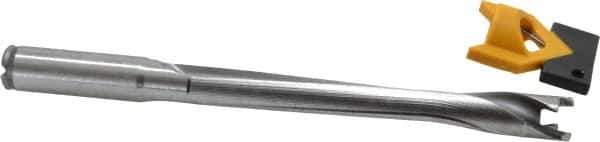 Kennametal - 15 to 15.99mm Diam, 8xD, 128mm Max Depth, 5/8" Shank Diam, 143.4mm Flute, 196.85mm OAL, Replaceable Tip Drill - KTIP05938HP Insert, T Seat Size, Series KenTIP - All Tool & Supply