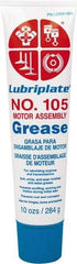 Lubriplate - 10 oz Tube Zinc Oxide General Purpose Grease - White, 150°F Max Temp, NLGIG 0, - All Tool & Supply