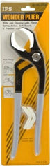 Value Collection - 12" OAL, 2-1/4" Jaw Length x 3-3/4" Jaw Width, 8 Position Tongue & Groove Pliers - Soft Curved Jaws, Standard Head - All Tool & Supply