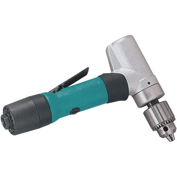 Dynabrade - 1/4" Keyed Chuck - Right Angle Handle, 3,200 RPM, 22 CFM, 0.4 hp - All Tool & Supply