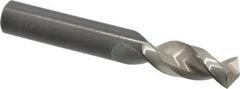 Walter-Titex - 11/16" 130° Parabolic Flute Vanadium High Speed Steel Screw Machine Drill Bit - Bright Finish, Right Hand Cut, 2-7/16" Flute Length, 4-27/32" OAL, Split Point, Straight Shank - All Tool & Supply