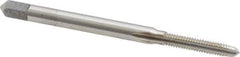 Kennametal - #4-48 UNF 2B 3 Flute Bright Finish High Speed Steel Straight Flute Standard Hand Tap - Plug, Right Hand Thread, 1.88" OAL, 0.563" Thread Length, H2 Limit, Oversize - All Tool & Supply