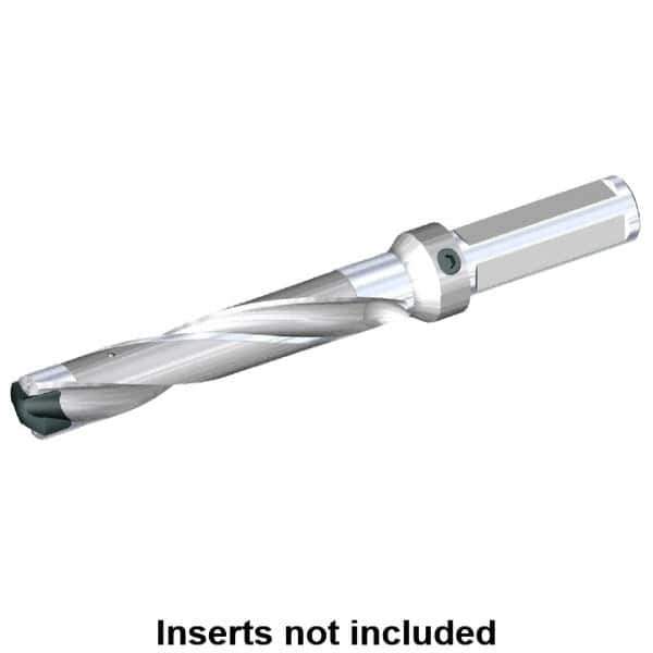 Kennametal - 25 to 25.5mm Diam, 5xD, 130mm Max Depth, 1" Shank Diam, 161.04mm Flute, 257.18mm OAL, Replaceable Tip Drill - KSEM0984 Insert, 5 Seat Size, Series KSEM - All Tool & Supply