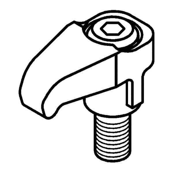 Kennametal - Series Kendex, Clamp Assembly for Indexables - Neutral Cut - All Tool & Supply