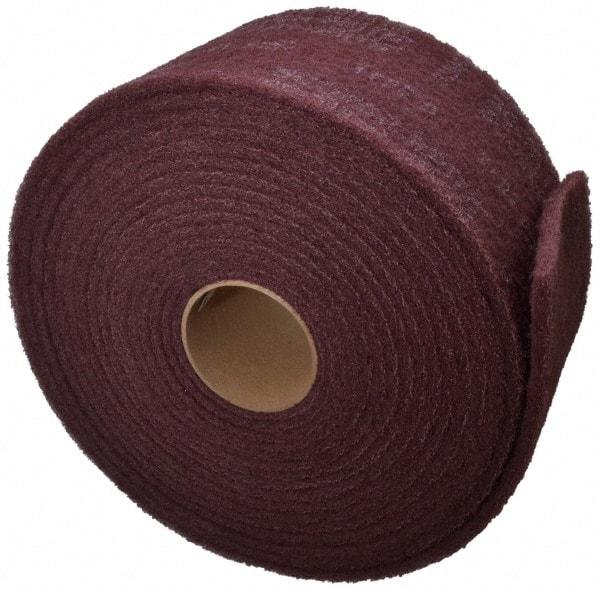 3M - 30' Long x 6" Wide Nonwoven Roll - Very Fine Grade, Purple, Aluminum Oxide - All Tool & Supply