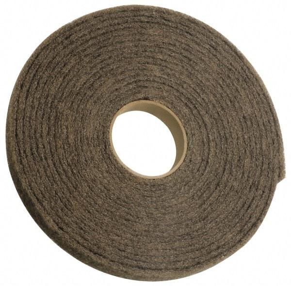 3M - 30' Long x 1" Wide Nonwoven Roll - Very Fine Grade, Tan, Aluminum Oxide - All Tool & Supply