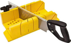 Stanley - 22.5°, 45°, 60°, 90° Miter Saw Miter Box & Saw - 4-1/4" Box Width x 18-1/4" Box Length - All Tool & Supply