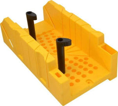 Stanley - 22.5°, 45°, 60°, 90° Back/Panel Saw Miter Box Only - 4-1/4" Box Width x 12" Box Length - All Tool & Supply