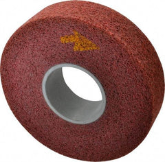 3M - 8" Diam, 2" Face Width, 3" Center Hole, Coarse Grade, Aluminum Oxide Deburring Wheel - Convolute, Soft Density 4 Grade, 4,500 RPM - All Tool & Supply