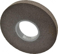 3M - 8" Diam, 1" Face Width, 3" Center Hole, Fine Grade, Aluminum Oxide Deburring Wheel - Convolute, Hard Density 7 Grade, 4,500 RPM - All Tool & Supply