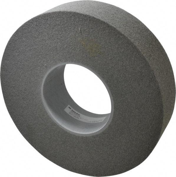 3M - 12" Diam, 3" Face Width, 5" Center Hole, Fine Grade, Silicon Carbide Deburring Wheel - Convolute, Hard Density 7 Grade, 3,000 RPM - All Tool & Supply