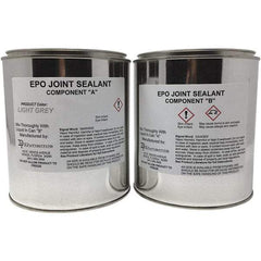 Made in USA - 1 Gal Concrete Repair/Resurfacing - Light Gray, 19 25 Sq Ft Coverage, Epoxy Resin - All Tool & Supply