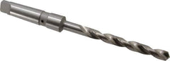 Value Collection - 17/32", 3MT 118° Point Cobalt Taper Shank Drill Bit - Bright Finish, 5-1/8" Flute Length, 9-3/4" OAL, Spiral Flute, Through Coolant - All Tool & Supply