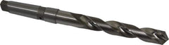 Value Collection - 1-1/8", 4MT 118° Point Cobalt Taper Shank Drill Bit - Bright Finish, 7-3/4" Flute Length, 13-3/8" OAL, Spiral Flute, Through Coolant - All Tool & Supply