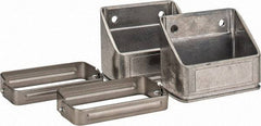 KabelSchlepp - 4.61 Inch Outside Width x 2.6 Inch Outside Height, Cable and Hose Carrier Stainless Steel Tube Mounting Bracket Set - 5.51 Inch Bend Radius, 4.01 Inch Inside Width x 2.05 Inch Inside Height - All Tool & Supply