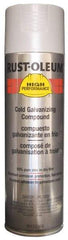 Rust-Oleum - Silver, Galvanizing Spray Paint - 14 Sq Ft per Can, 20 oz Container, Use on Rust Proof Paint - All Tool & Supply