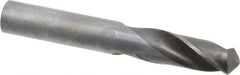 Interstate - 16mm 118° Spiral Flute High Speed Steel Screw Machine Drill Bit - Oxide Finish, Right Hand Cut, 58mm Flute Length, 115mm OAL, Standard Point, Straight Shank - All Tool & Supply