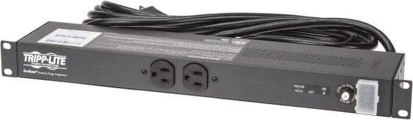 Tripp-Lite - 12 Outlets, 120 Volts, 20 Amps, 15' Cord, Power Outlet Strip - Rack Mount, 5-20 NEMA Configuration - All Tool & Supply