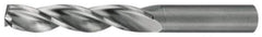 Walter-Titex - 9.2mm 150° Solid Carbide Jobber Drill - Bright Finish, Right Hand Cut, Spiral Flute, Straight Shank, 3-5/16" OAL, Standard Point - All Tool & Supply