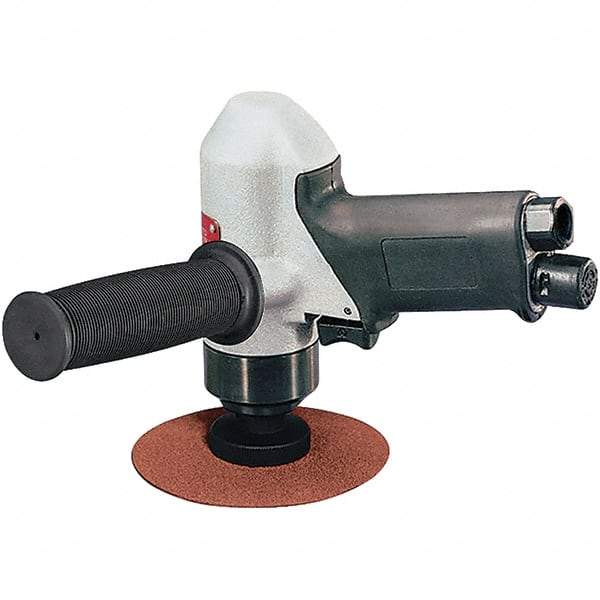 Dynabrade - 4-1/2 to 5" Disc, 11,000 RPM, Pneumatic Handheld Disc Sander - 32 CFM, 1/4 NPT Inlet, 0.7 hp, 90 psi - All Tool & Supply