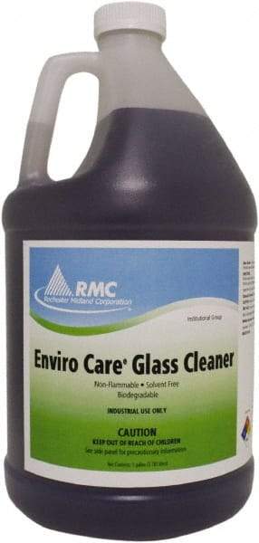 Rochester Midland Corporation - 1 Gal Bottle Fresh Glass Cleaner - Concentrated, Use on Ceramic Tile, Formica, Glass Surfaces, Mirrors, Plastic Surfaces, Stainless Steel - All Tool & Supply