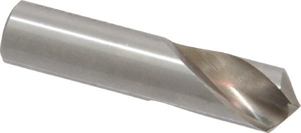 Interstate - 7/16" Body Diam, 118°, 2" OAL, High Speed Steel Spotting Drill - All Tool & Supply