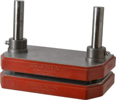 JT&M - 5" Guide Post Length, 13/16" Die Holder Thickness, Cast Iron, Mold Blank, Punch & Die Set - 7/8" Bushing Diam, 6-1/2" Overall Width x 4-3/8" Overall Depth - All Tool & Supply