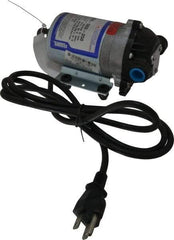 Pentair - 1/10 HP, 3/8 Inlet Size, 3/8 Outlet Size, ByPass, Diaphragm Spray Pump - 115 Input Voltage, Polypropylene, 1.40 Max GPM - All Tool & Supply