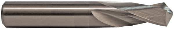 M.A. Ford - 37/64" 118° Spiral Flute Solid Carbide Screw Machine Drill Bit - ALtima Finish, Right Hand Cut, 1-5/8" Flute Length, 3-1/2" OAL, Straight Shank - All Tool & Supply