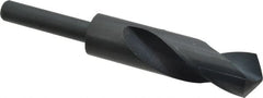 Interstate - 63/64" Drill, 118° Point, High Speed Steel Silver Deming & Reduced Shank Drill Bit - All Tool & Supply