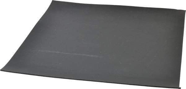 Made in USA - 12" Long, 12" Wide, 0.093" Thick, Neoprene Rubber Foam Sheet - 35 to 45 Durometer, Black, -40 to 220°F, 1,500 psi Tensile Strength, Stock Length - All Tool & Supply