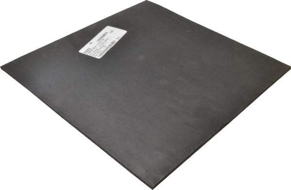 Made in USA - 12" Long, 12" Wide, 3/16" Thick, Buna-N Rubber Foam Sheet - 45 to 55 Durometer, Black, -40 to 212°F, 1,500 psi Tensile Strength, Stock Length - All Tool & Supply