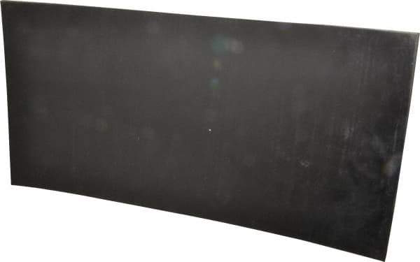 Made in USA - 24" Long, 12" Wide, 3/8" Thick, Buna-N Rubber Foam Sheet - 65 to 75 Durometer, Black, -40 to 212°F, 1,500 psi Tensile Strength, Stock Length - All Tool & Supply